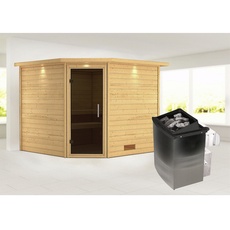 Bild Sauna Leona mit Ofen intergrierte Stg.Natur