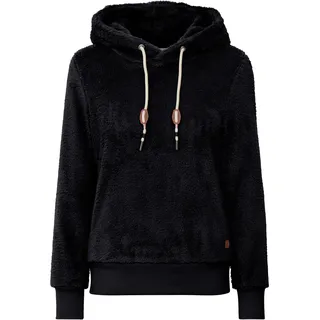 Kapuzenpullover OXMO "Hoodie OXAnniken", Damen, Gr. L, schwarz, Obermaterial: 100% Polyester PES., Sweatshirts Kapuzenpullover