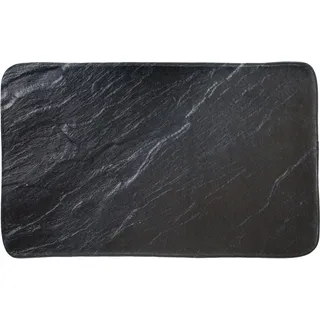 Sanilo Badteppich Granit schwarz 70 x 110 cm
