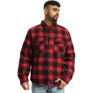Brandit Textil Brandit Lumber Hemdjacke schwarz/rot, Größe XL