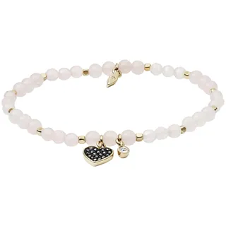Fossil Wellness Armband Rosa Halbedelstein JA6922710 Größe 19 cm