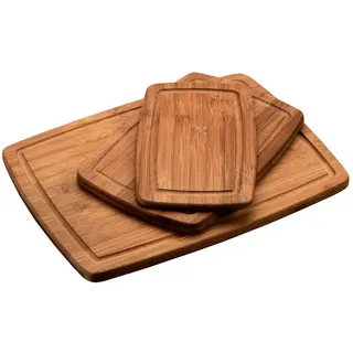 KESPER Schneidebrett-Set Holz 1 38 x 28,5 x 5,2 cm Braun