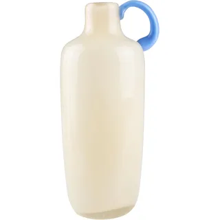 AM Design Dekovase »aus Glas mit braunem Körper und blauem Griff« ein außergewöhnliches Design für Ihr Zuhause, blau