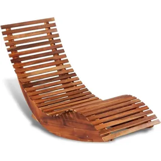 vidaXL Schaukelliege 149 x 60 x 86 cm Braun