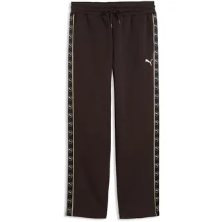 Puma ESS Elevated Tape Relaxed Sweatpants Braun XL