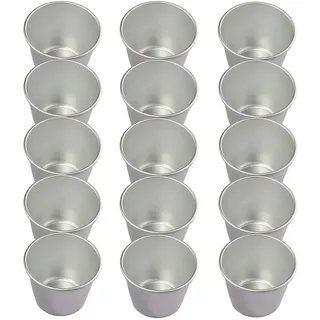 FORTSPANG Puddingformen, Antihaftbeschichtung, für Pudding, Eierkuchen, Törtchen, robuste Formen, ideal für süße und herzhafte Leckereien, 15er-Packung