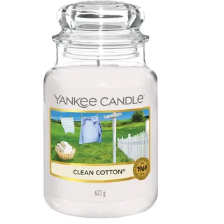 Yankee Candle Clean Cotton große Kerze 623 g