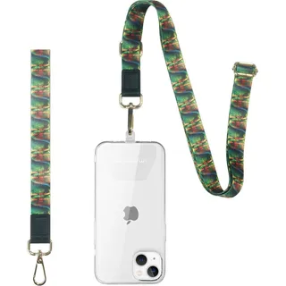 imoshion Universell verstellbares Telefonband + Handschlaufe - Retro - Bunt