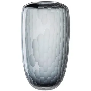 Xxxl Vase , Anthrazit , Glas , 20.8x37x20.8 cm , auch für frische Blumen geeignet , Dekoration, Vasen, Glasvasen