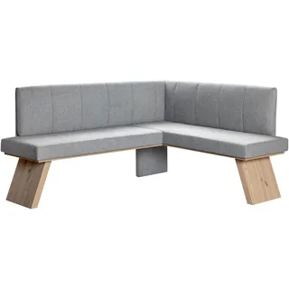 OTTO home "Nina Küchenbank, Polsterbank, Esszimmerbank, Breite 185x 150 cm", Moderne Bank in tollen Farben, Anzahl Sitzplätze: 5, antarctica, dekor eiche ontario),