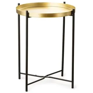 Scandinavian Collection - Tray Table - Gold - Ø35 cm H47 cm