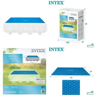 Intex Solarplane Blau 476 x 234 cm