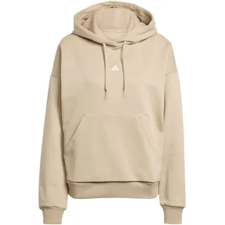 adidas Essentials Hoodie Warm Sandstone/White M