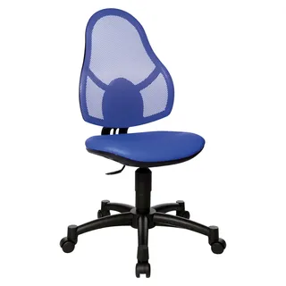 Topstar Open Art Junior, Gepolsterter Sitz, Netz-Rückenlehne, Blau, Blau, Schwarz, 5 Rad/Räder - Blau