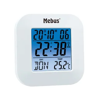 Funkwecker, weiß (weiß, neutral), Wecker, Funkwecker