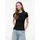 TJW ESSENTIAL RIB SHORT SLEEVE EXT Schwarz XS
