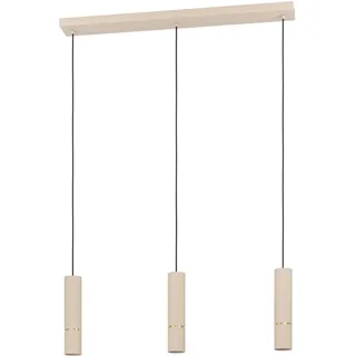 EGLO Caminia 3-flg. 9 cm Metall beige und gold