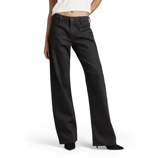 G-STAR Damen Judee Low Waist Loose Jeans Schwarz (Pitch Black D22889-B479-A810) 23W / 32L