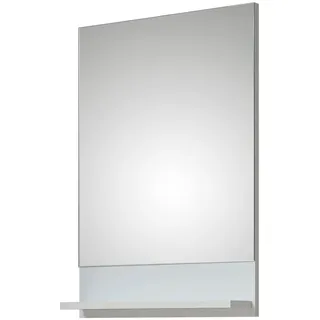 Pelipal Quickset 359 Spiegel mit Ablage, Holzdekor, Weiß Hochglanz, 10,0 x 50,0 x 70,0 cm