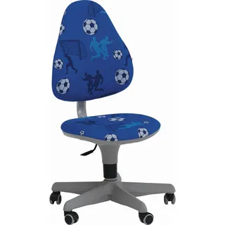 Paidi Jugenddrehstuhl , Blau, Weiß, Hellblau , Kunststoff, Textil , Drehkreuz , 63x86-102x53 cm , Stoffauswahl , Babymöbel & Kindermöbel, Kinderzimmer & Jugendzimmer, Kinderdrehstühle & Jugenddrehstühle