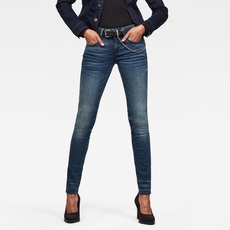 Bild RAW Skinny-fit-Jeans »Mid Waist Skinny Jeans - Blau