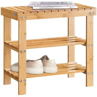 SoBuy Schuhregal 50 x 45 x 29 cm Naturfarben / Natur
