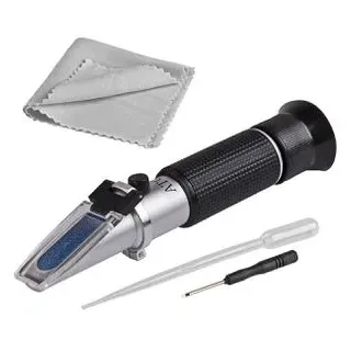 DEMA Refraktometer Handrefraktometer, 0-32% Brix Zuckergehalt Frucht Wein messen