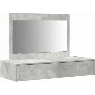vidaXL Schminktisch mit Schubladen Grau 100 x 40 x 70 cm Holzwerkstoff - Grau