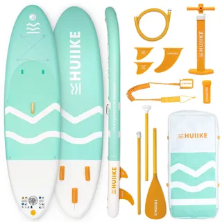 huiike Stand Up Paddling Board 305 x 84 x 15 cm grün
