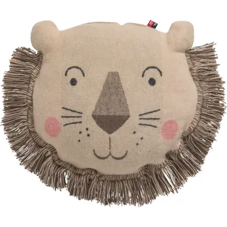 David Fussenegger Kissen gefüllt Juwel 'Löwenkopf' 40 x 35 cm Natur