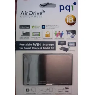 Pqi Air Drive Wifi 16gb Speicherkarte - Black