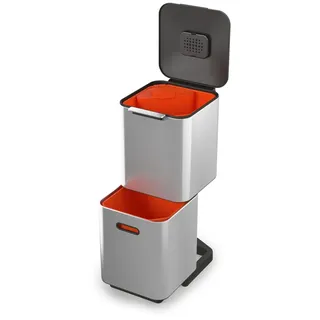 Joseph Joseph IntelligentWaste Totem Compact 40 l Silber