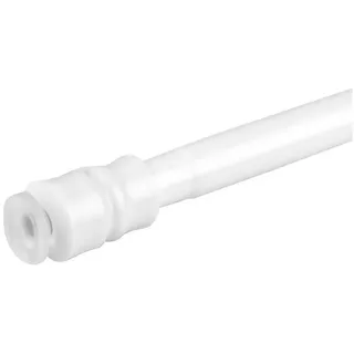 BestLivings Klemmstange 1-läufig Ø 10 mm 80 - 120 cm Weiß