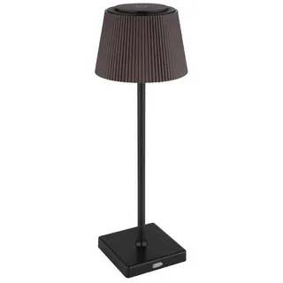 Globo Akku-Tischleuchte , Braun , Kunststoff , 64 mm , G , 38 cm , Ce , Farben fixierbar, Touch (on/off), Farbtemperaturwechsler , Lampen & Leuchten, Innenbeleuchtung, Tischlampen, Akku-Tischlampen