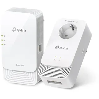 TP-Link Powerline G.hn2400, AX1800 Wi-Fi 6, bis zu 1428 Mbps über Powerline, Kit,