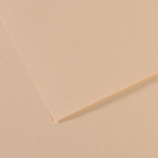 Canson Mi-Teintes Papel de Color de Pulpa Teñida, 160 g/m2, Beige (Eggshell - 112), 21x29,12, Pack de 25