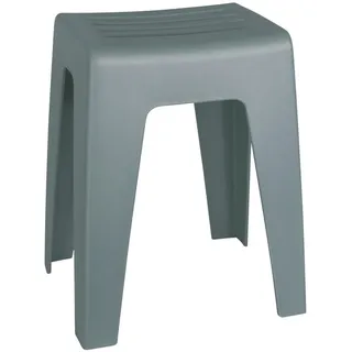 Wenko Badhocker Kumba grau 38x47x32 cm