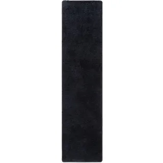 Snapstyle Palace Hochflor Shaggy Läufer Teppich 80 x 160 cm Schwarz