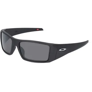 OAKLEY Heliostat Herren-Sonnenbrille Vollrand Quadratisch Kunststoff-Gestell, silber