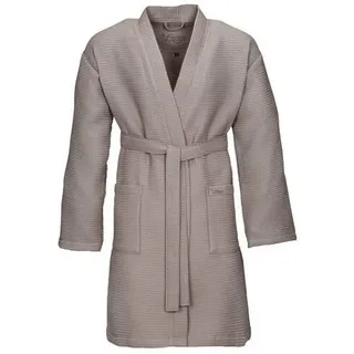 Vossen Bademantel , Taupe , Textil , unisex , Textiles Vertrauen - Oeko-Tex® , Taschen, besonders flauschig, hochwertige Qualität, modische Optik , Heimtextilien, Badtextilien, Bademäntel, Bademäntel Herren