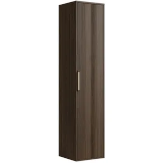 Badplaats Rimini Badezimmerschrank 38 x 170 x 33 cm Walnuss Braun