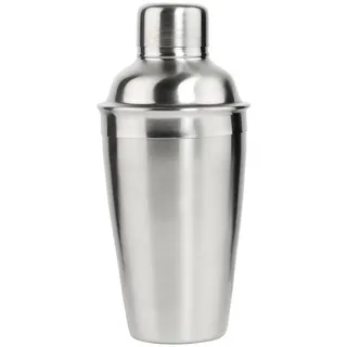 Butlers Cocktailshaker (6er Set) Manhattan , Silberfarben , Metall , 9x21x9 cm , Barzubehör & Weinzubehör, Barzubehör