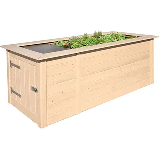 Weka Hochbeet 217,6 x 79 x 81 cm Weiß