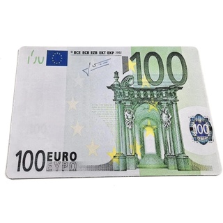 J&J Großes Mauspad für PC Mousepad Design 100 Euro Banknoten, 28 x 20 cm