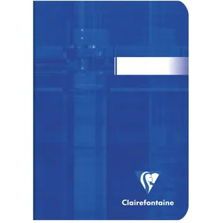 Clairefontaine 3640C - Packung mit 10 Heften DIN A6, geheftet, blanko, 90 g, 48 Blatt, farbig sortiert, 1 Pack