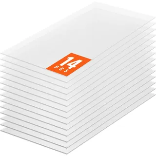 Vevor 14er-Set Gewächshausplatten aus Polycarbonat 1210 x 605 x 8 mm Transparent