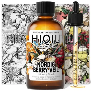 HIQILI Nordische Beeren-Schleier Duftöl für Heimdiffusoren, Kerzen & Seifen