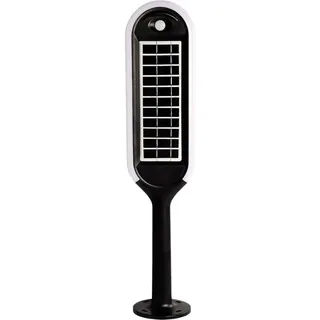 V-Tac Außenstandleuchte Aluminium 15,5 cm mit Bewegungsmelder 5 W IP65 schwarz
