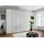 Drehtürenschrank Monaco 246,9 x 216 x 58 cm Weiß