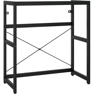 vidaXL Badezimmer Waschtischgestell Schwarz 79x38x83 cm Eisen - Schwarz